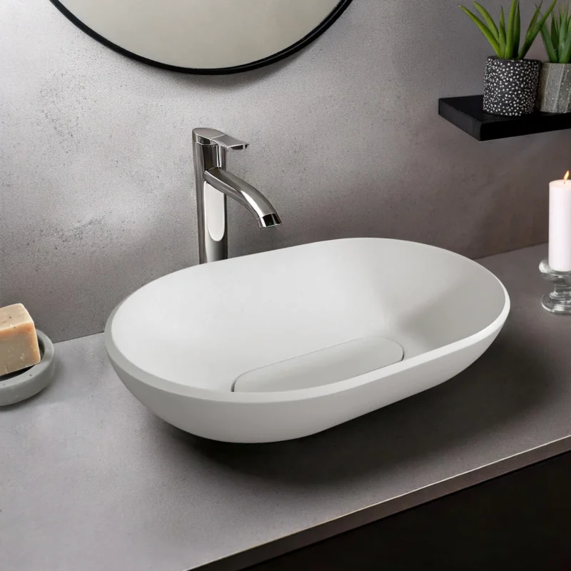 lavabo da appoggio Criseide small di Tecnopietra